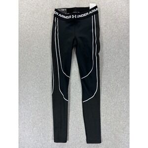 NWT Under Armour Compression Mid Rise Base Layer Bottoms (Women's Small) Black
